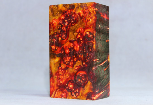 Stabilized Maple Burl Wood Mod Block